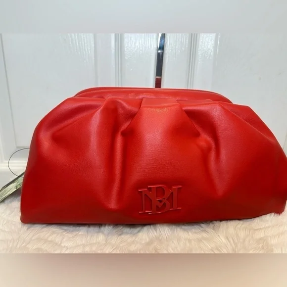 BADGLEY MISCHKA LOGO CROSSBODY BAG RED NEW WITH TAGS - Picture 7 of 14